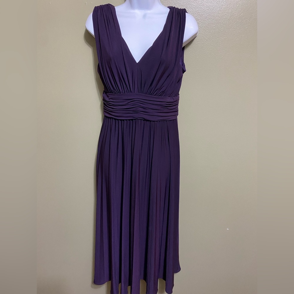 Suzi Chin for Maggy Boutique Purple Cocktail Dress, Size 6